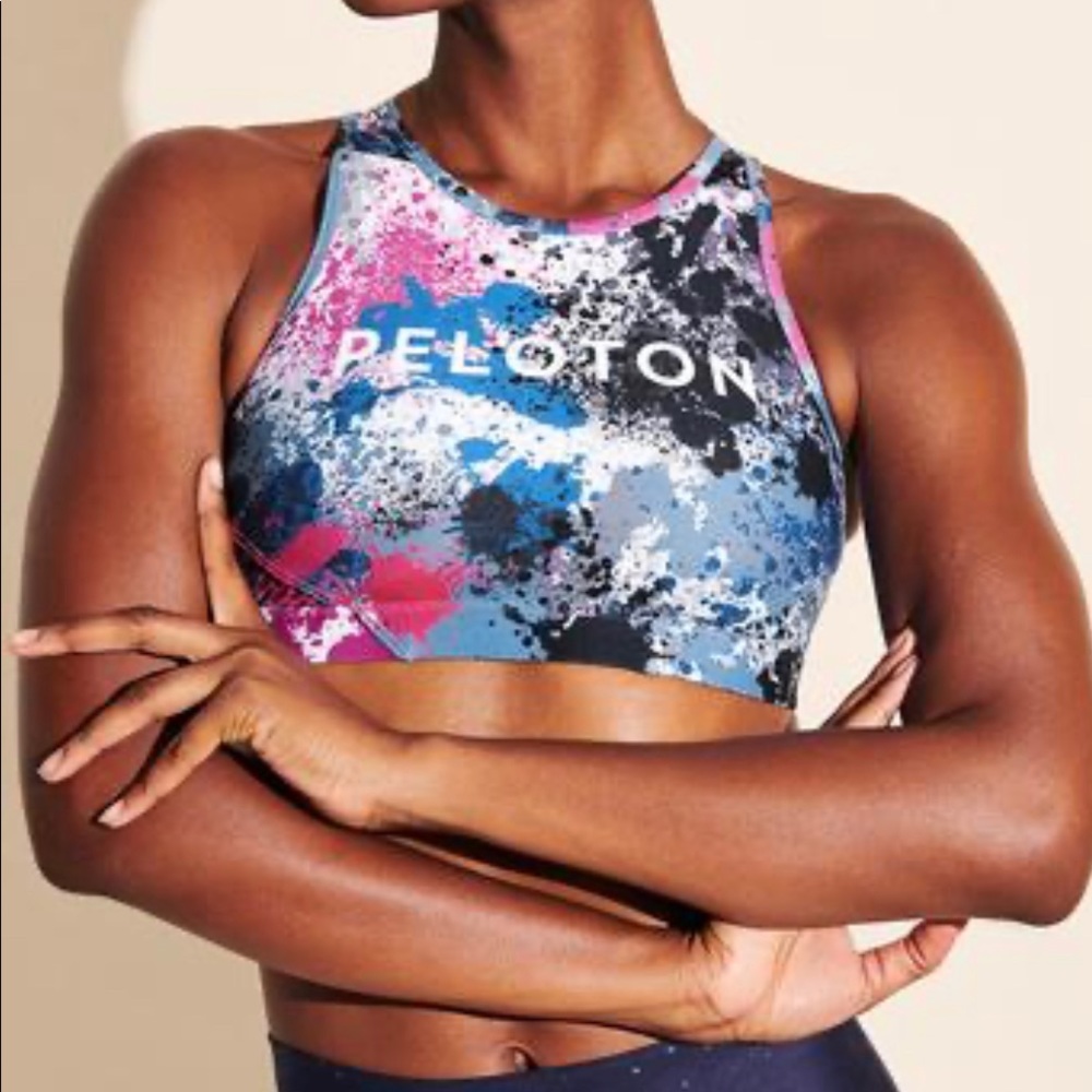 Peloton Painted High Neck Bra